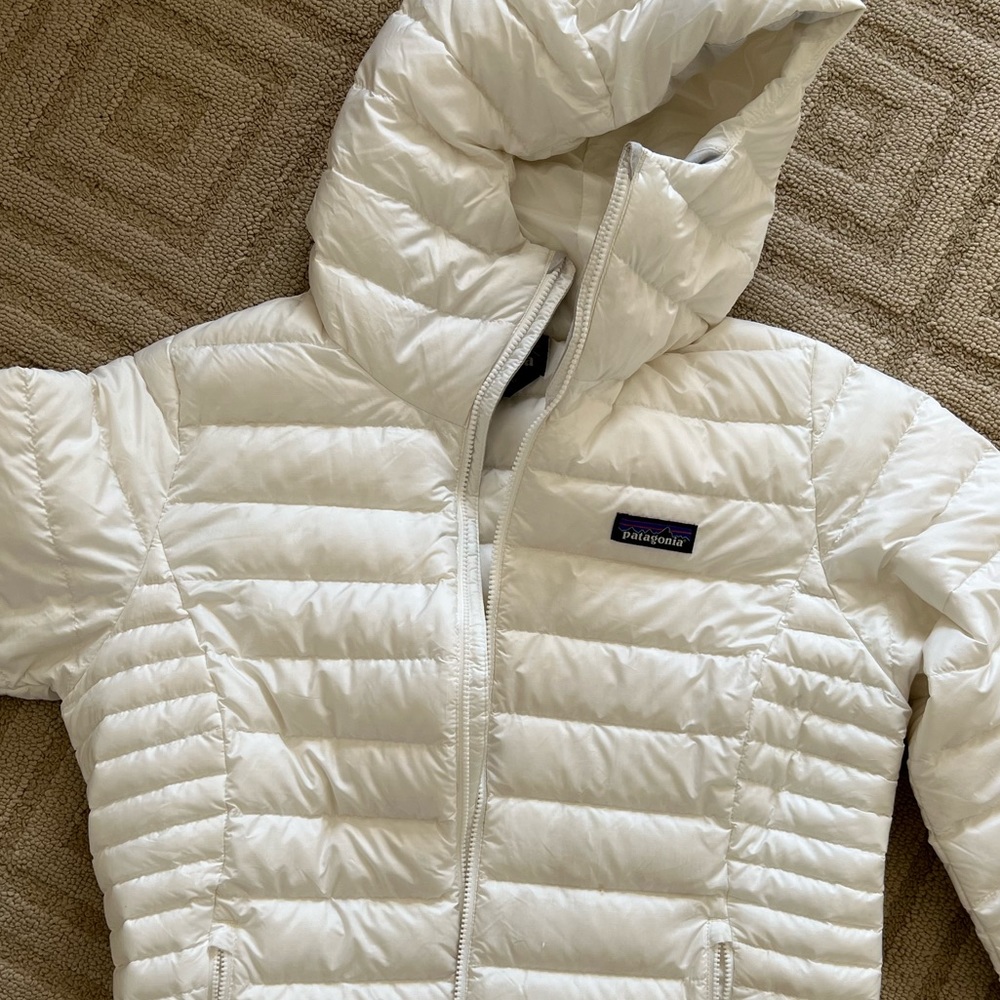 White Patagonia Micro Puff